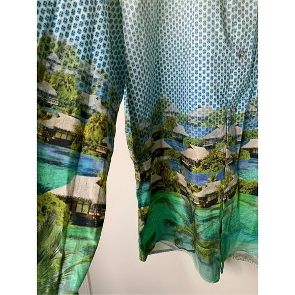 Robert Graham Limited Edition Bentoo Paradise Sport Shirt men's size XL - Picture 9 of 11